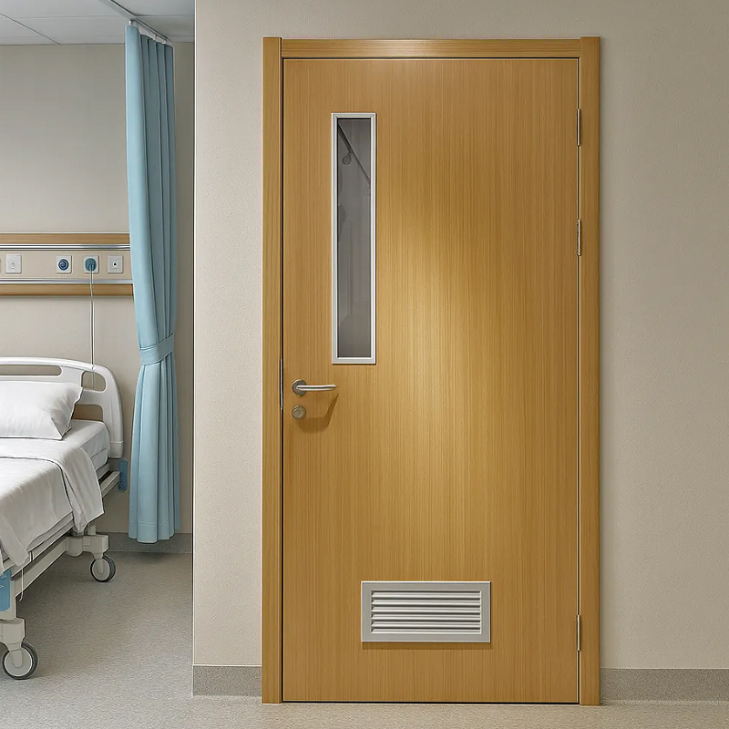 Puerta de baño de acero para habitación de paciente de hospital