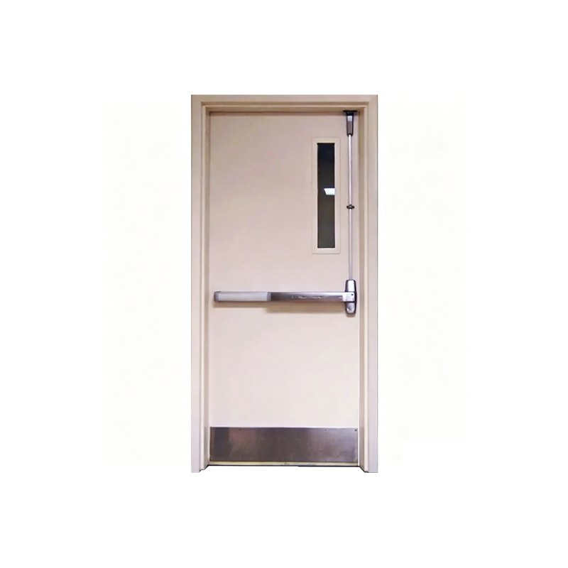 Puerta de salida de barra de empuje de acero de emergencia comercial