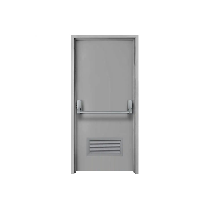 Puerta cortafuegos de acero con persianas Puerta cortafuegos de acero con persianas