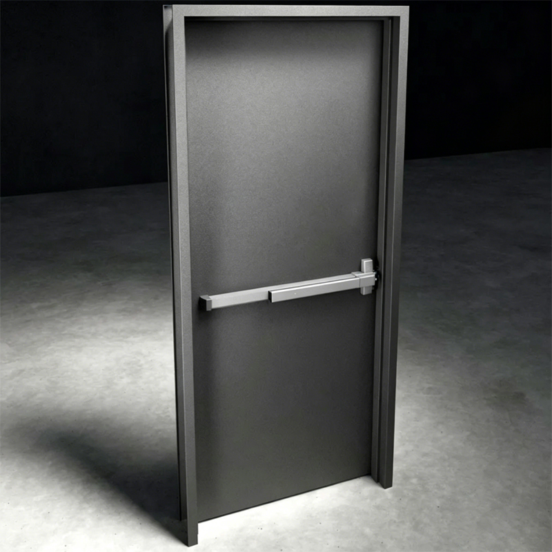 Puerta de salida de emergencia de acero resistente al fuego Puerta de salida de emergencia de acero resistente al fuego