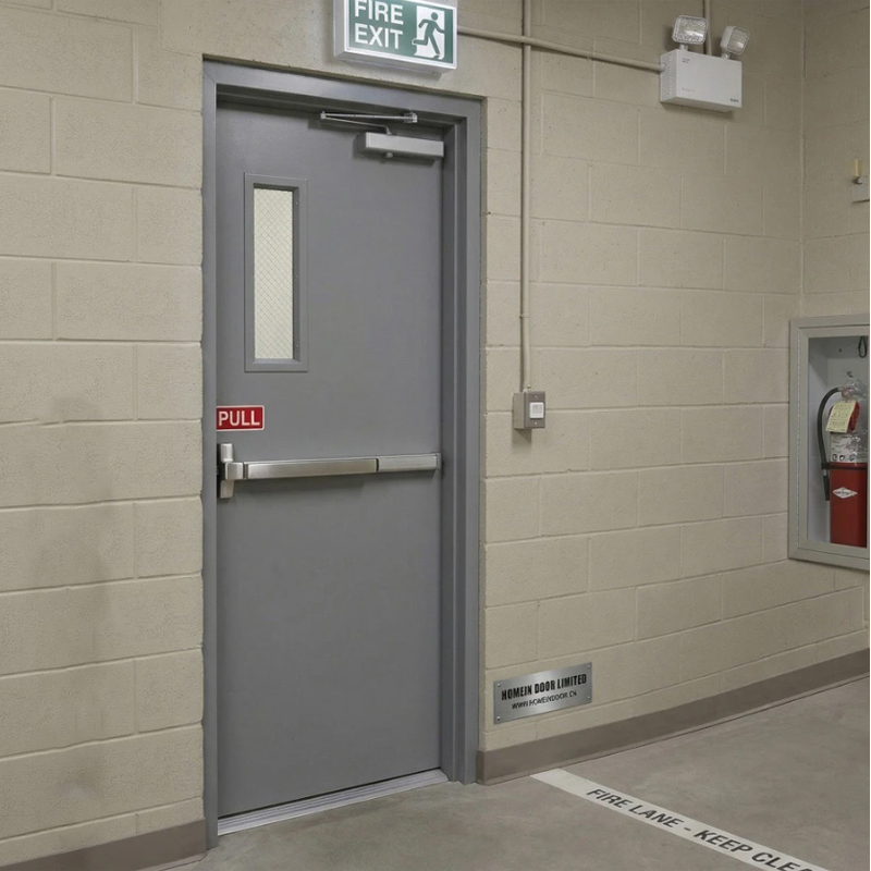 Puerta de salida de emergencia con vidrio Lite