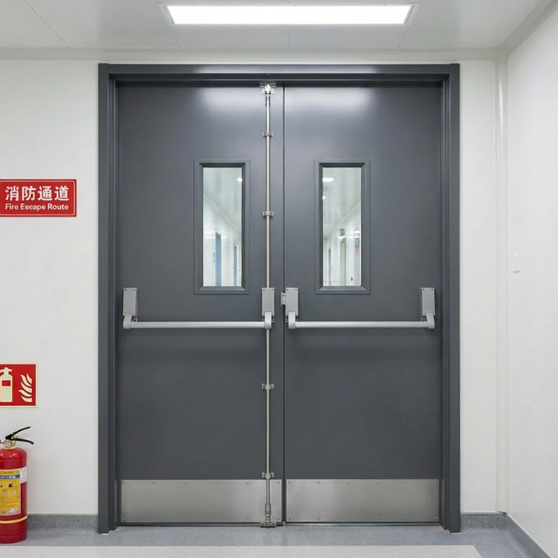Puerta de salida de emergencia de acero para hospitales Puerta de salida de emergencia de acero para hospitales